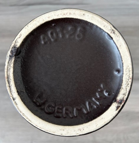 Scheurich vaas 401-28 rood wit