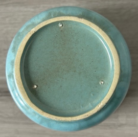 Bloempot geribbeld large lichtgroen