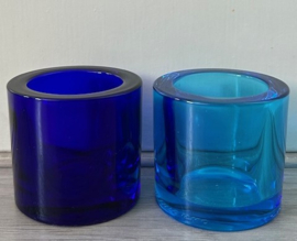 Iittala Kivi Marimekko waxinehouder kobaltblauw