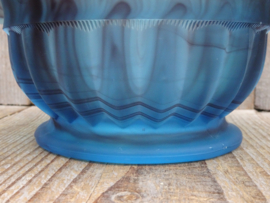 George Davidson Art Deco schaal cloud glass