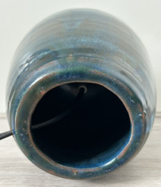 Lampenvoet handgedraaid zeegroen turquoise