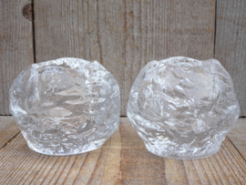 Kosta Boda Snowball waxinehouder 7 cm
