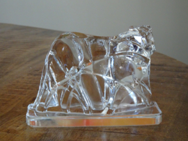 Baccarat tijger kristal Charles Chevalier