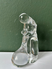 Orrefors sculptuur glasblazer kristal