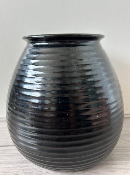 ADCO 1014 ribbelvaas zwart