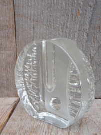Walther Glas 'wheel' solifleur vaas klein