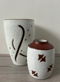 Ravelli vaasje rood-wit decor sterren