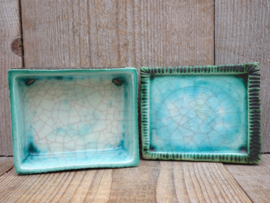Dekseldoosje groen turquoise