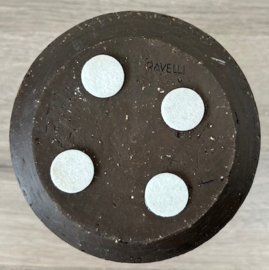 Ravelli vaas 'Incara' roodbruin