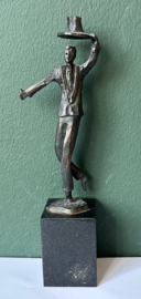 Rob Verhoeven sulptuur brons Chapeau!