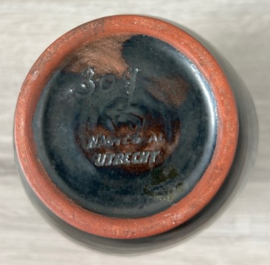 Nagtegaal vaas antraciet