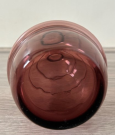 Verreries Doyen flesvaasje paars