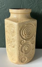 Scheurich vaas 282-20 zandkleurig decor Jura