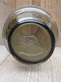 A.D. Copier tonvormige vaas met ringen