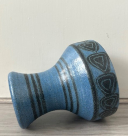 Han Cornelissens vaas blauw zwart