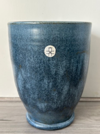 Tulpenvaas blauw groen