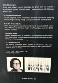 Menu set Tango kandelaars rvs