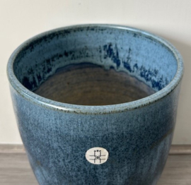 Tulpenvaas blauw groen