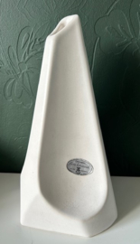 Flora symmetrische design vaas wit