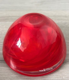 Kosta Boda Atoll waxinehouder rood