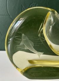 Zelezny Brod asbak citroengeel