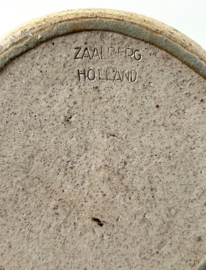 Zaalberg vaas lichtgeel bruin