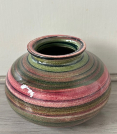 Mobach vaasje regenboog serie roze groen