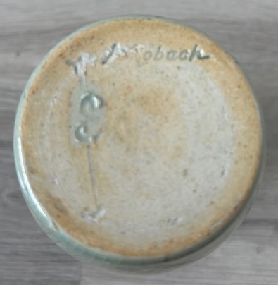 Mobach ovale vaas celadon
