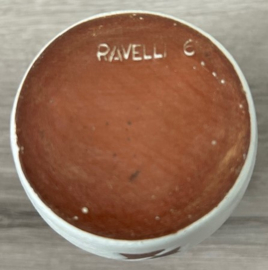 Ravelli vaasje rood-wit decor sterren