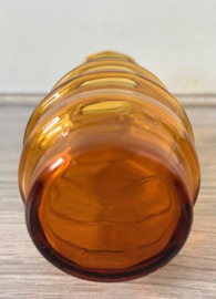 Verreries Doyen vaasje amber