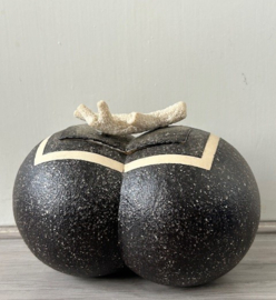 Dekseldoos zwart-wit