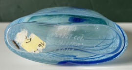 Kosta Boda Galaxy Blue flesvaas medium