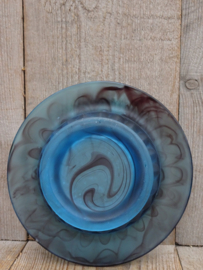 George Davidson Art Deco schaal cloud glass