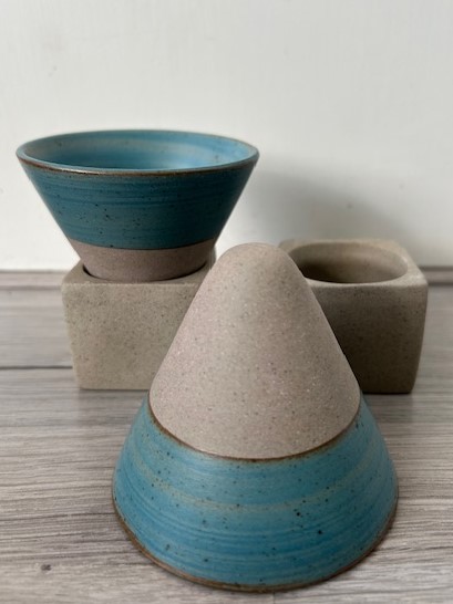 Set espresso mokjes turquoise