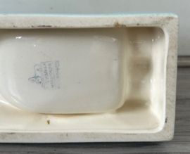 Petrus Regout Sfinx asbak pastelblauw