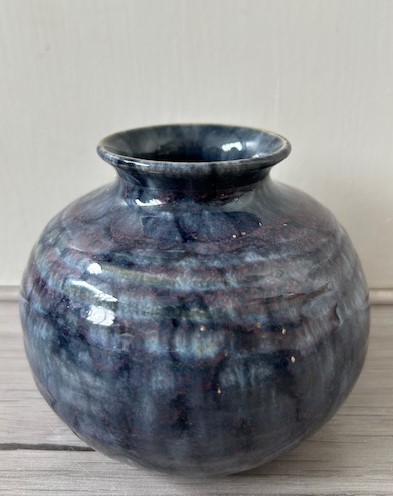De Sphinx vaasje blauw paars