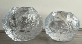 Kosta Boda Snowball waxinehouder 95 mm