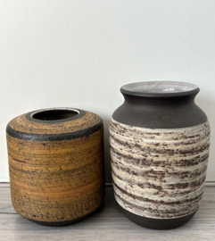 Ravelli vaas 'Incara' roodbruin