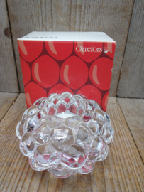 Orrefors waxinehouder Raspberry