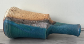 Steengoed flesje crème blauw