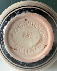 Schoonhoven plateel vaas bloemdecor