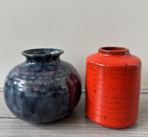 De Sphinx vaasje blauw paars