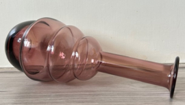 Verreries Doyen flesvaasje paars