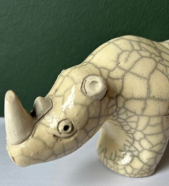 Raku Neushoorn Zuid-Afrika