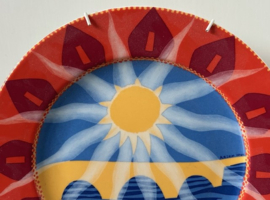 Mosa wandbord Maastricht Heiligdomsvaart