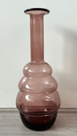 Verreries Doyen flesvaasje paars