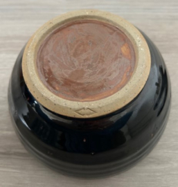 Jan van Vliet dekselpot tenmoku