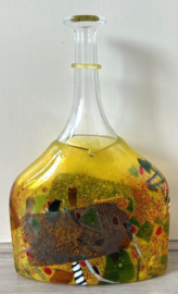 Kosta Boda Satelliet vaas medium geel