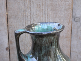 Art Deco vaas groen metaal