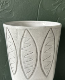 Potterij De Haemstede vaas blad patroon